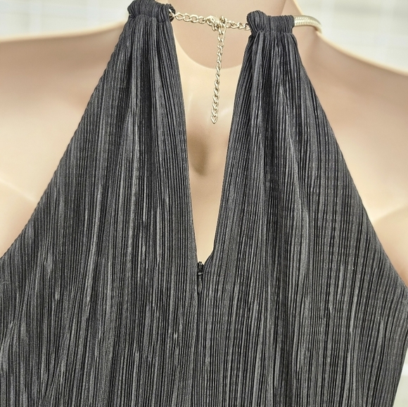 LAUNDRY by SHELLI SEGAL Ring Neck Blouson Dress Size 12 - Picture 4 of 8